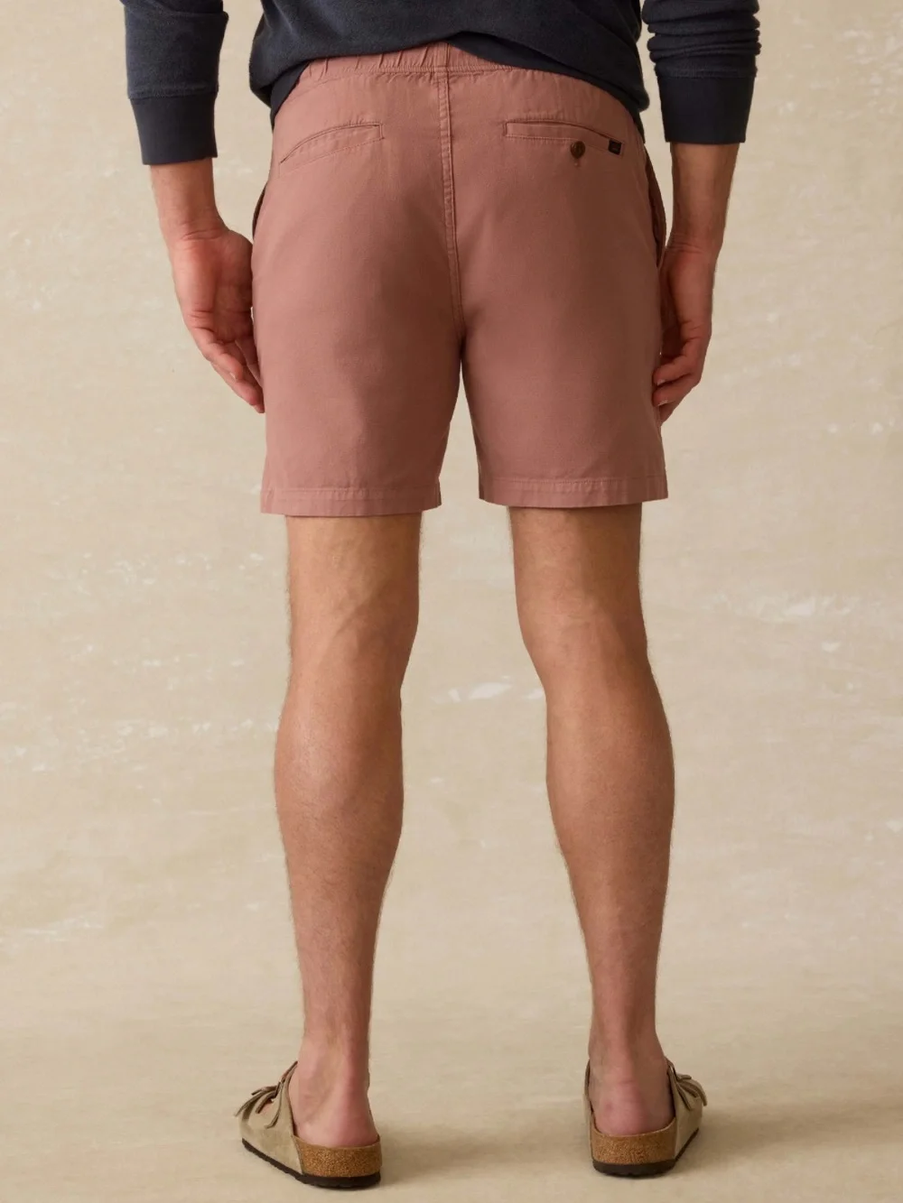 Faherty Men's Cedar Rose Essential Drawstring Hybrid Shorts Organic Cotton